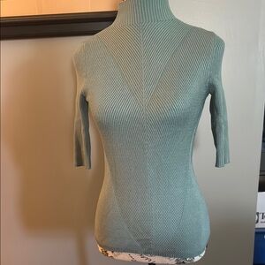 Le Chateau Ribbed Knit Top - Teal